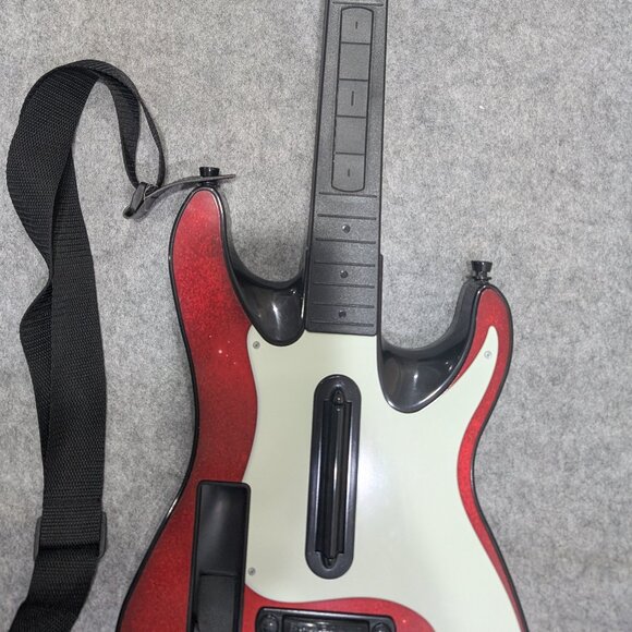 Nintendo Wii Guitar Hero Controller Red White 95911.805 - TESTED - Picture 3 of 10